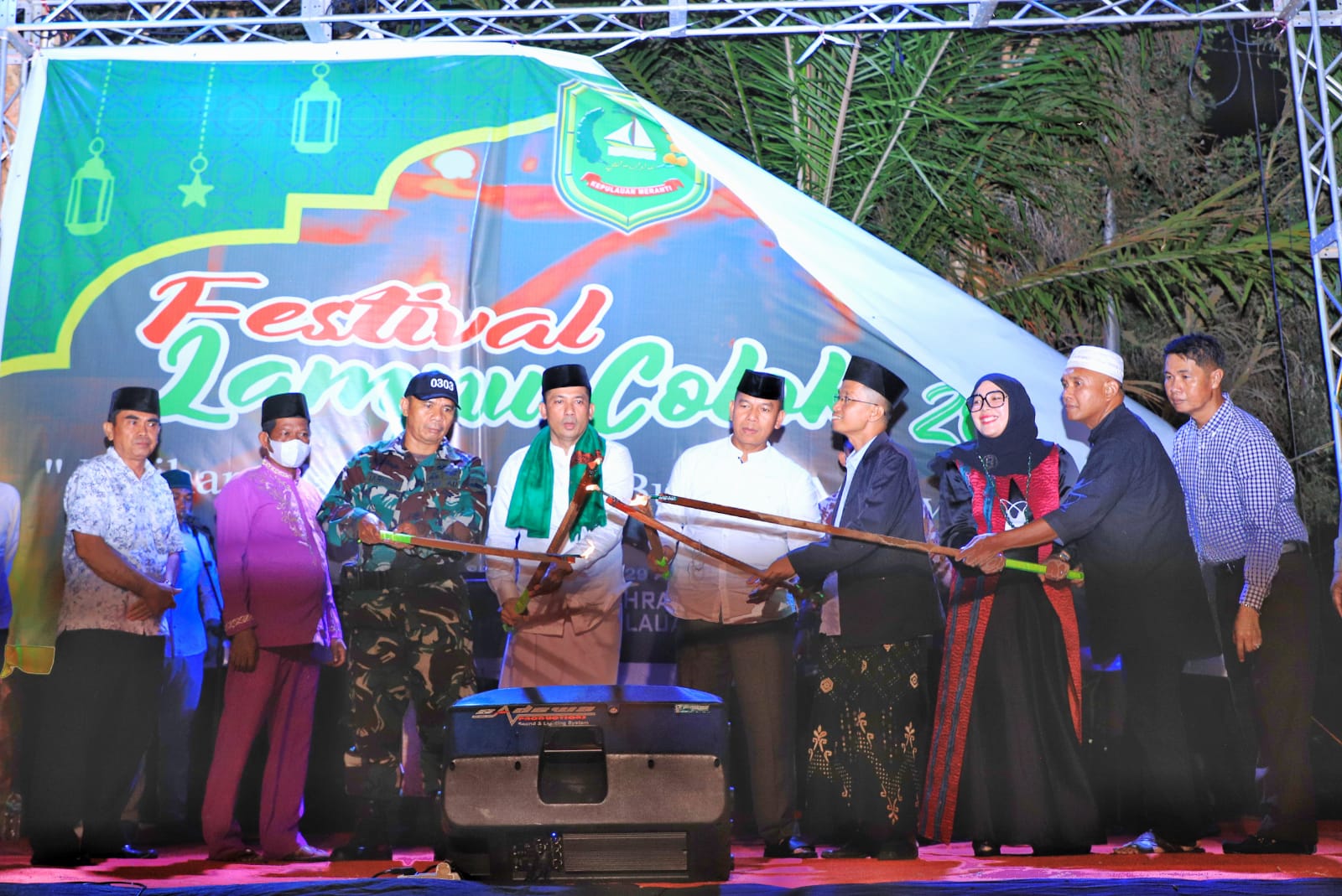Buka Festival Lampu Colok Tahun 2022, Bupati : Tahun Depan Juara I Dapat Rp.50 Juta