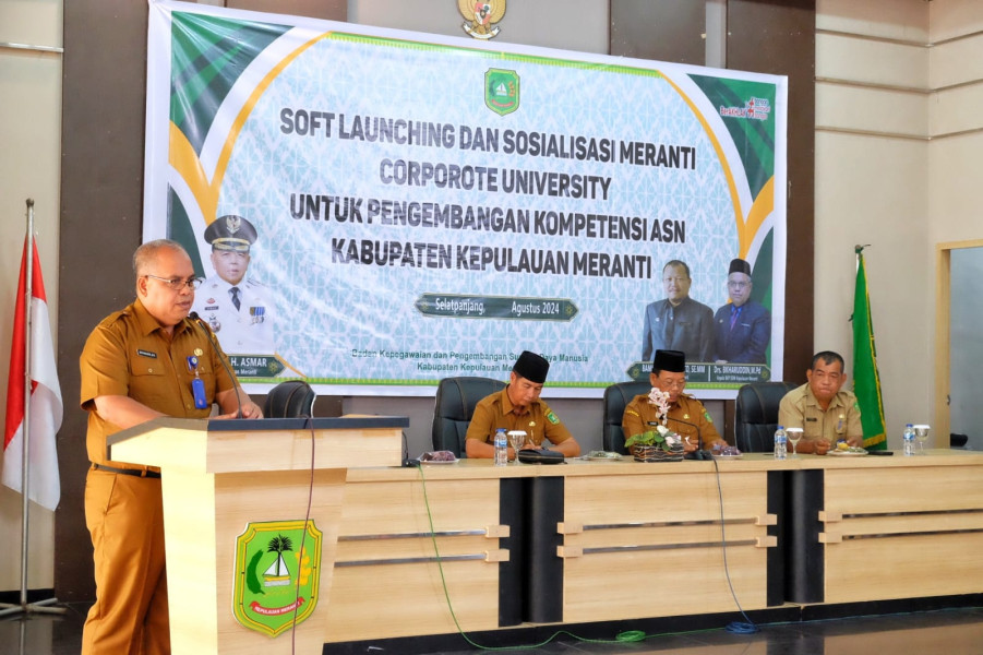 Tingkatkan Kompetensi ASN, BKPSDM Kepulauan Meranti Luncurkan Meranti Corporate University