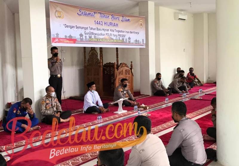 Polres Kepulauan Meranti Gelar Pengajian dan Doa Bersama Menyambut Tahun Baru Islam
