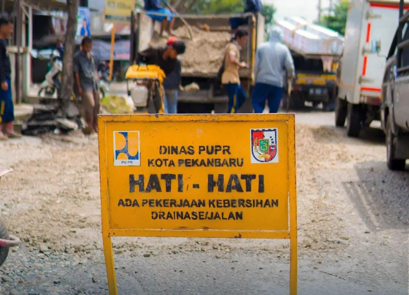 Dianggarkan Rp15 Miliar, PUPR Pekanbaru Mulai Inventarisir Ruas Jalan Rusakd