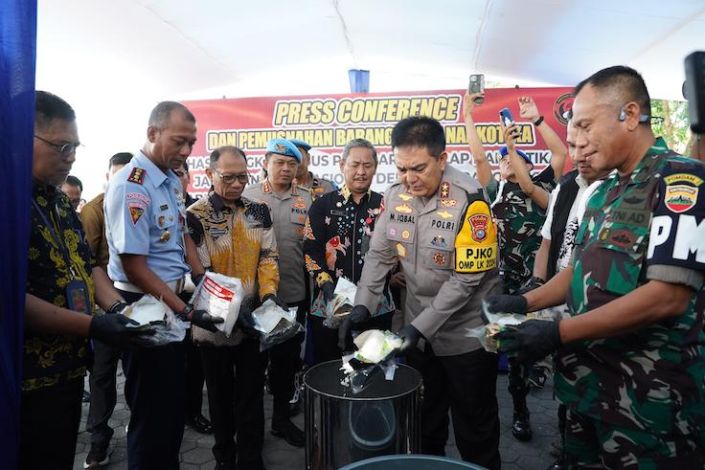 33 Tersangka Narkoba Jaringan Internasional Ditangkap