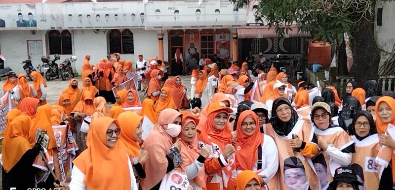 Kader Flashmob PKS Ramaikan Pemilu 2024, Tagetkan 10 Kursi di DPRD Bengkalis