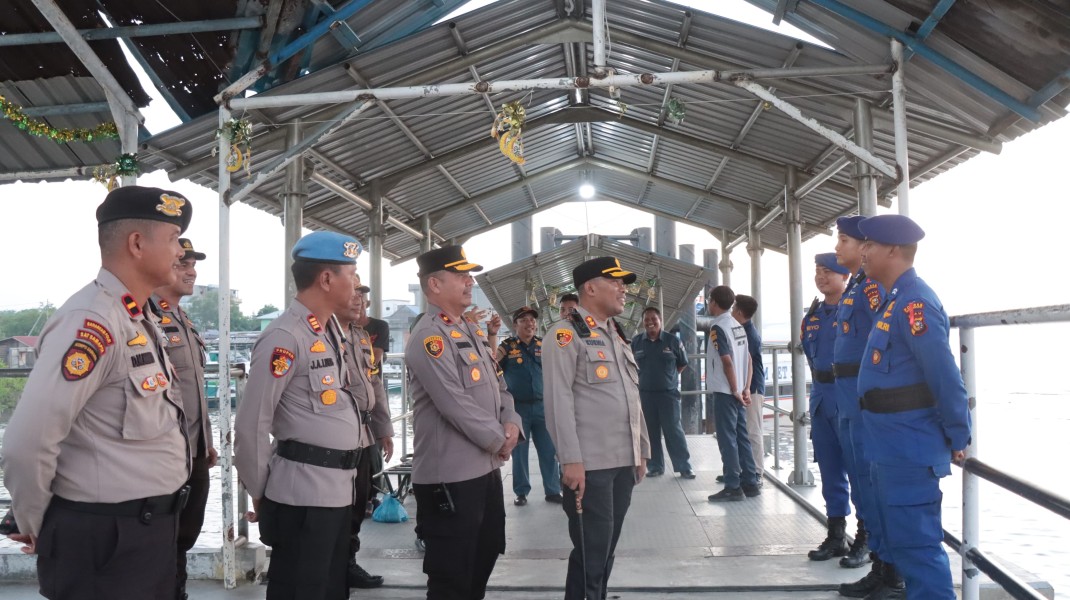 Kapolres Meranti Cek Kesiapan Pos Pam Operasi Ketupat Lancang Kuning 2025