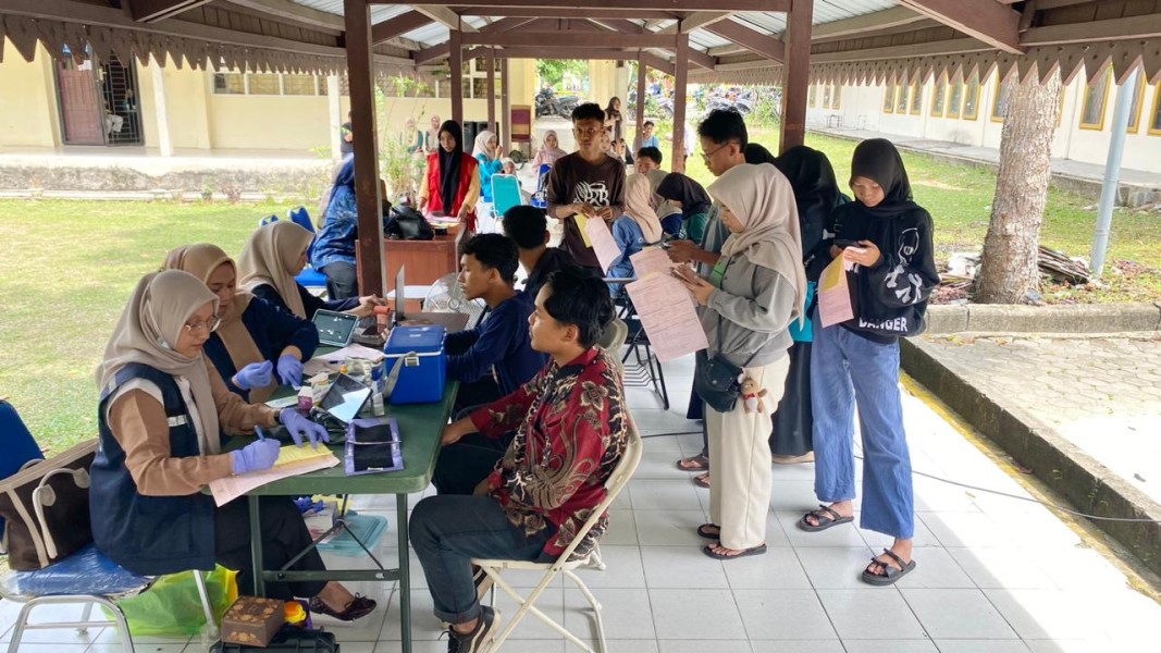 HIMAPROBIO UNRI Sukses Gelar Biology Blood Donor, 50 Kantong Darah Berhasil Dikumpulkan