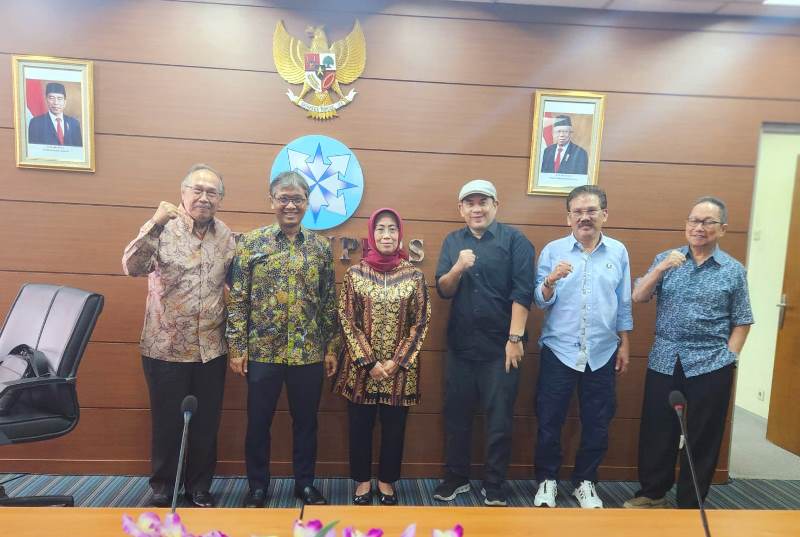 Pengurus PWI Pusat Hasil Kongres KLB Berkunjung ke Dewan Pers