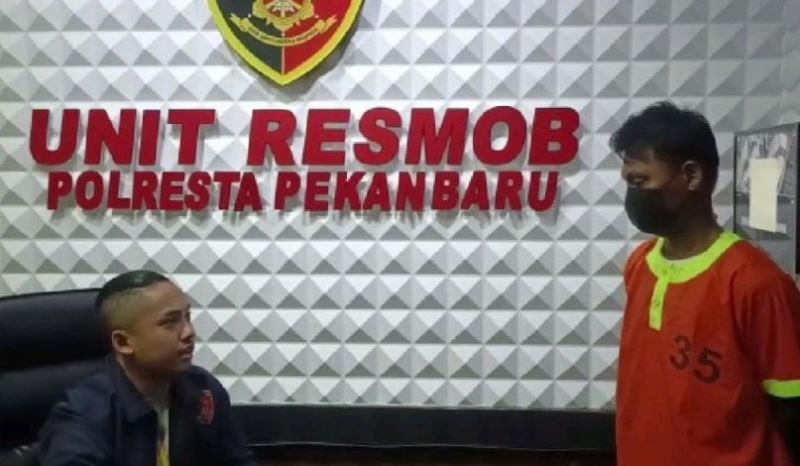 Aksi Terekam CCTv, Pencuri Kotak Infak Masjid Amaliyah Ditangkap PolisI