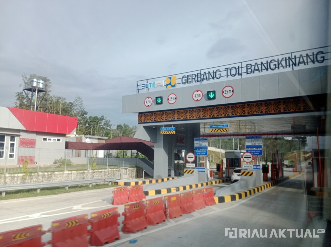 25 Desember, Jalan Tol Pekanbaru-Bangkinang Mulai Berbayar