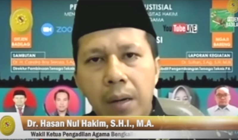 Wakil Ketua Pengadilan Agama Jadi Narasumber Nasional