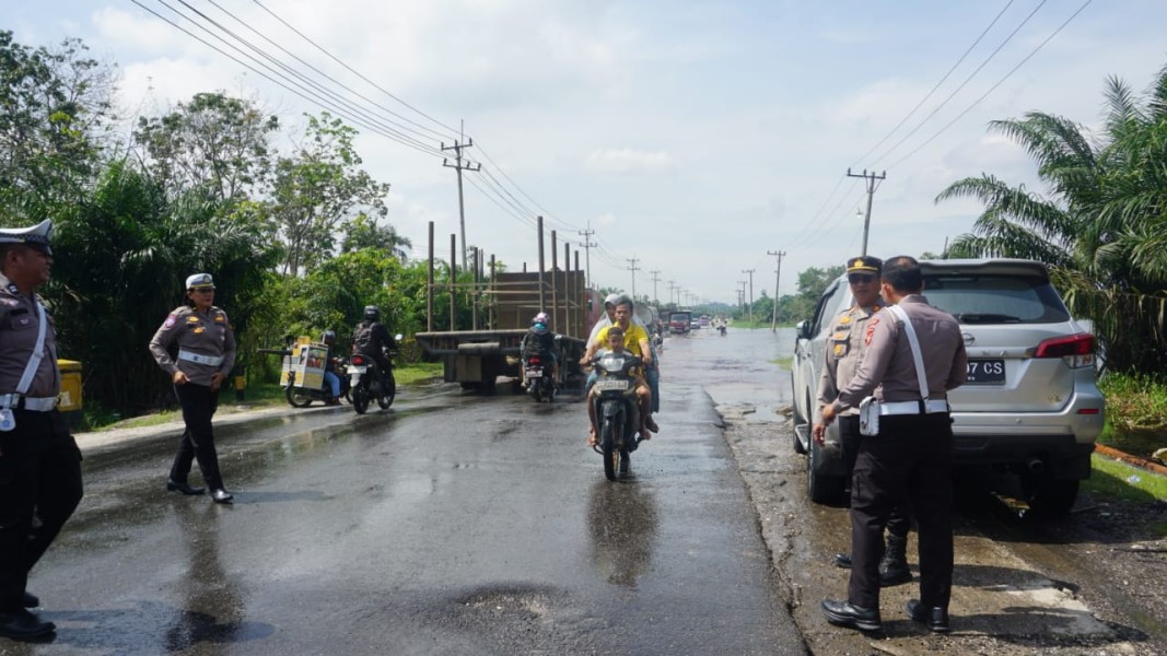 Banjir di Jalintim KM 83, Arus Masih Lancar