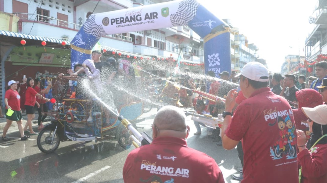 Polres Meranti Berhasil Amankan Festival Perang Air Nasional Resmi Di Tutup Kementerian BNPP RI