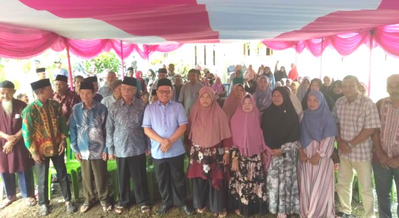 Reses di Pulau Bengkalis, Ustadz H. Khairul Umam Sampaikan Niatnya Bangun Rumah Singgah di Pekanbaru