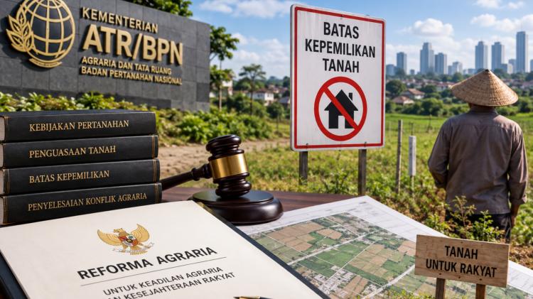 Tanah Tak Lagi Tanpa Batas? Pemerintah Siapkan Aturan  Penguasaan dan Kepemilikan