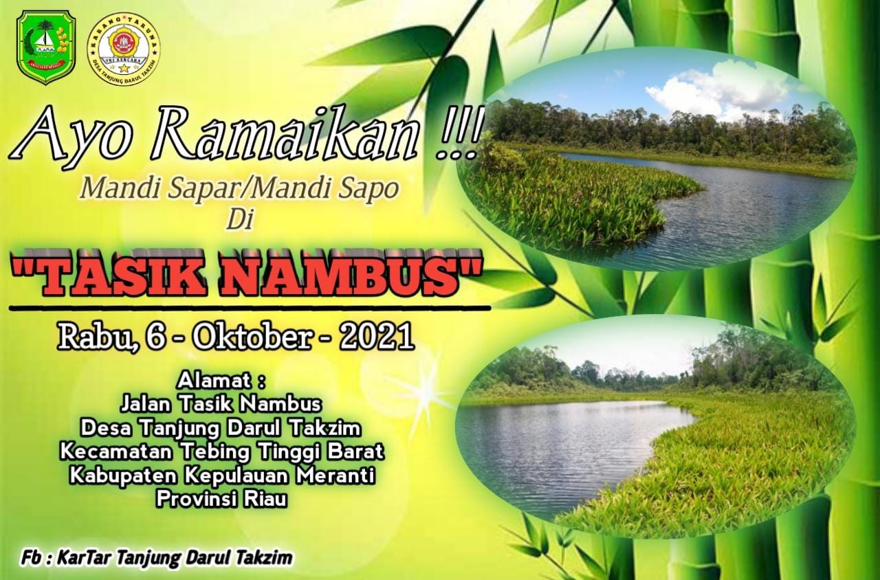 Menjelang Mandi Sapo di Tasik Nambus, Kades dan Karang Taruna Adakan Persiapan