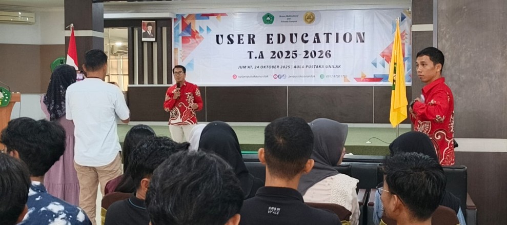 Buka User Education Maba 2025, Wakil Rektor I Unilak Dorong Mahasiswa Rajin ke Perpustakaan