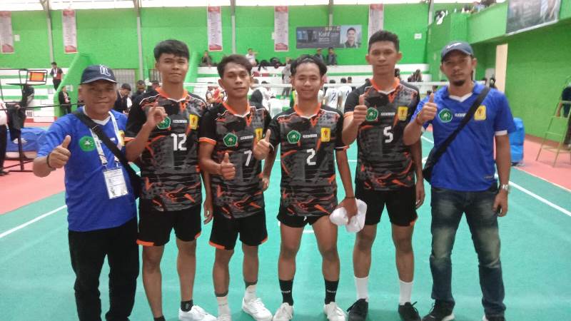 Tim Sepak Takraw Riau Gasak DKI Jakarta di Pomnas 17 UNP Padang