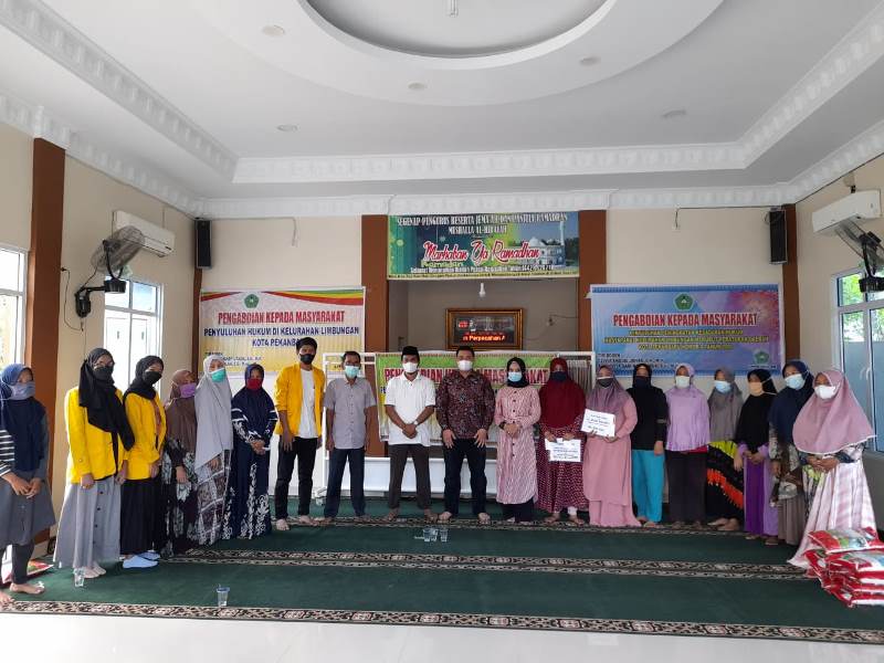 Selain Penyuluhan Hukum, Dosen Fak. Unilak Berikan Bantuan Bagi UMKM di Kel. Limbungan