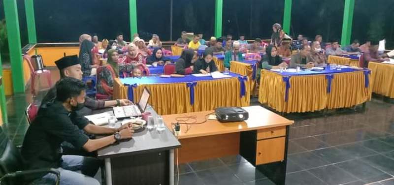 Pemdes Pambang Pesisir Gelar Musdes, Kepala Desa Libatkan Seluruh Perangkatnya