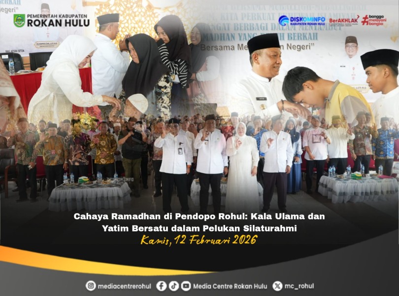 Cahaya Ramadhan di Pendopo Rohul: Kala Ulama dan Yatim Bersatu dalam Pelukan Silaturahmi