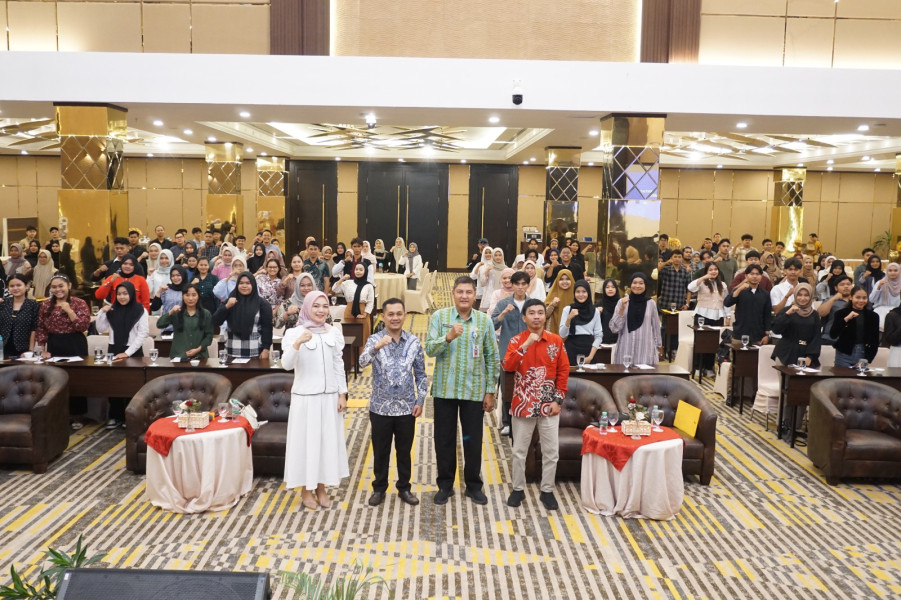 Ratusan Mahasiswa Unilak Ucap Terima Kasih kepada Pj Gubernur dan Gubernur Terpilih Prov. Riau