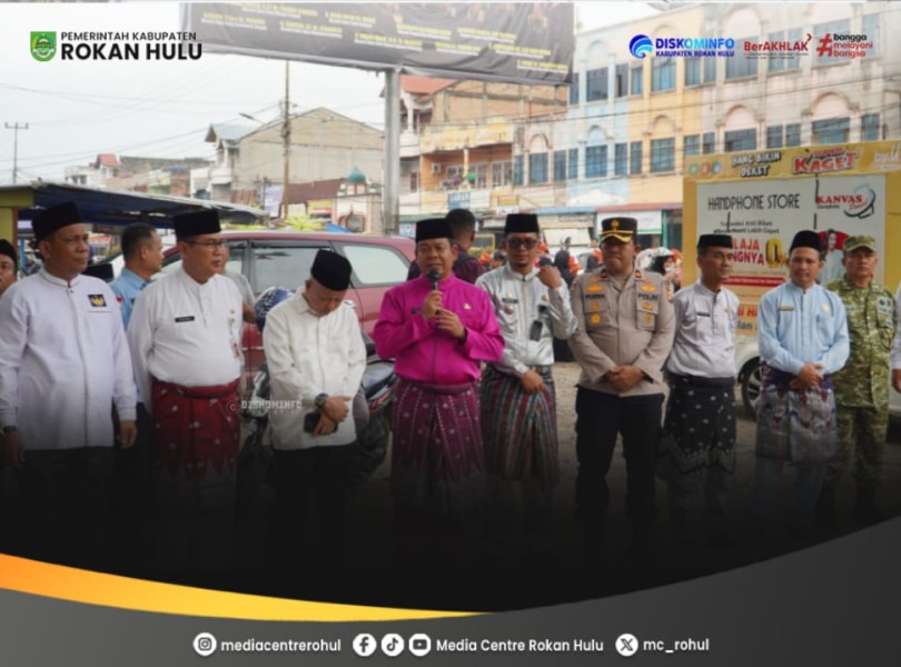 Pawai Ta’aruf Semarak Ramadhan 1446 H/2026 M Kecamatan Ujung Batu Berlangsung Meriah