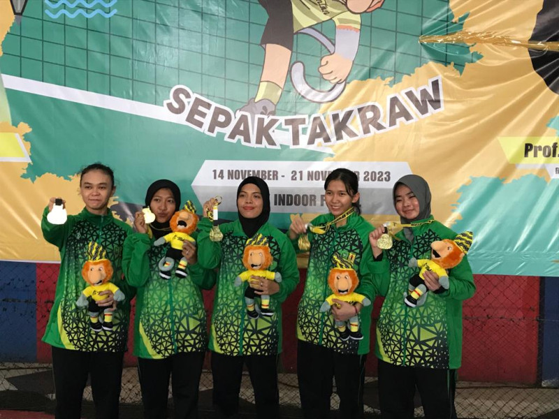 Berjuang di Kalimantan, 4 Mahasiswi Unilak Raih Emas Harumkan Nama Riau di Pomnas Kalsel