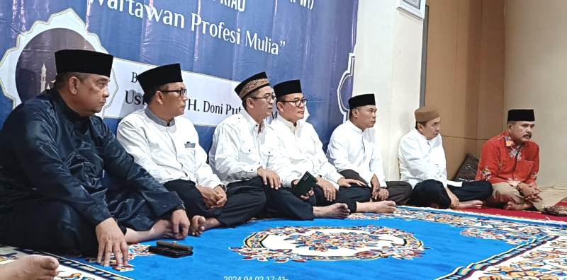 Buka Puasa Bersama PWI Dihadiri Tiga Gubernur Riau di Eranya
