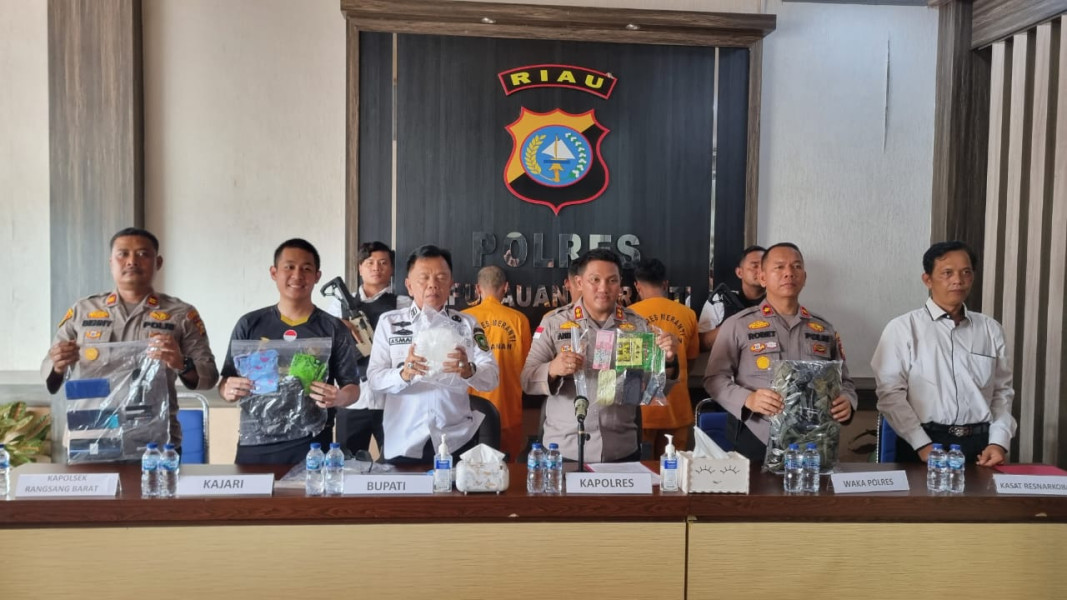 Berhasil Tangkap 1 Kg Sabu, Plt Bupati Asmar Apresiasi Jajaran Polres Meranti