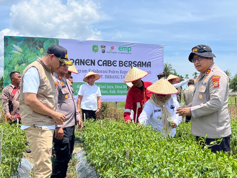 PT Imbang Tata Alam dan Polres Meranti Tanam Jagung Serentak Dukung Program Swasembada Pangan Nasional