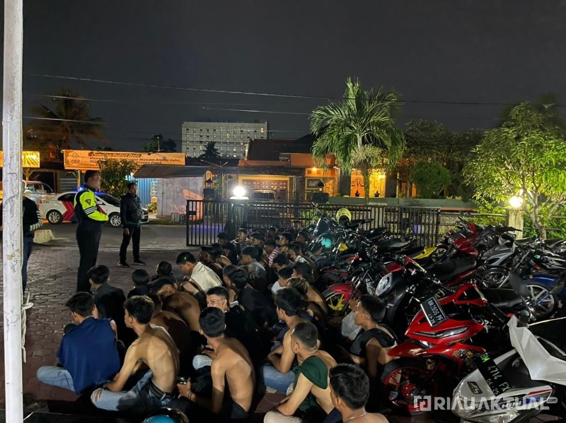 Patroli Balap Liar, 30 Unit Sepeda Motor Diamankan