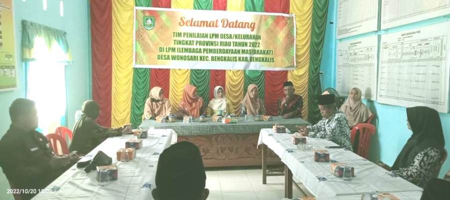 Wakili Kabupaten, Pemdes Wonosari Sambut Kedatangan Tim Penilaian LPM Desa/Kelurahan