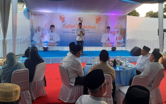 Safari Ramadan di Bukit Raya, Agung Nugroho Manfaatkan Momentum Serap Aspirasi Warga