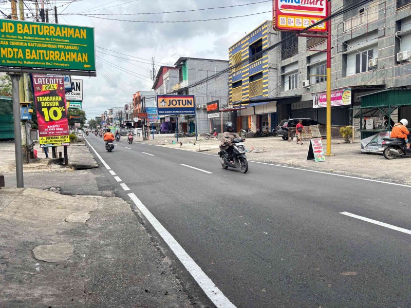 Jalan di Pekanbaru Kini Mulus, Bikin Warga Nyaman Saat Liburan