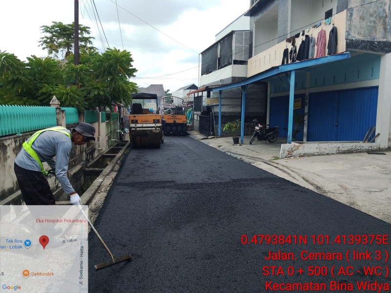 10 Tahun Rusak, Jalan Teluk Leok dan Tobek Godang Akhirnya Diaspal, Mantan Gubri Apresiasi Wako