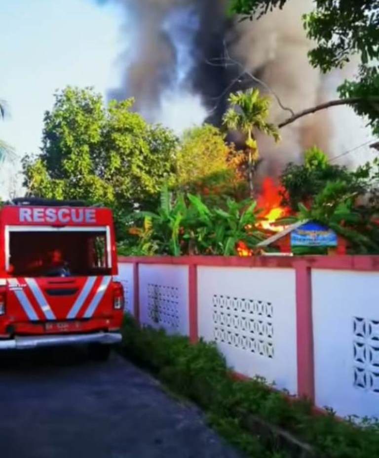 Kebakaran Rumah, Korsleting Listrik Hanguskan Rumah Jamilah dan Boymin