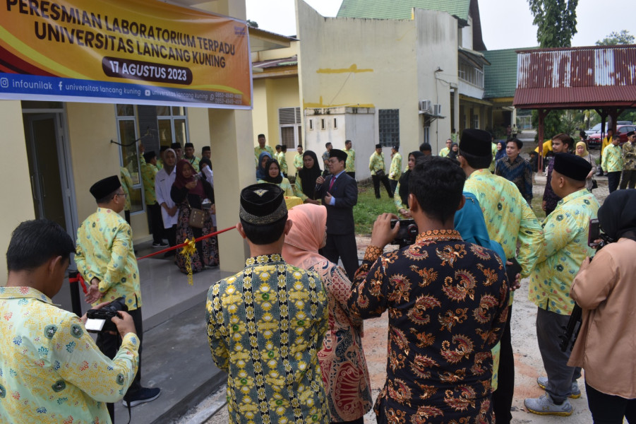 Unilak Unggul Semakin Nyata, 17 Agustus 2023 Resmi Berdiri Laboratoium Terpadu