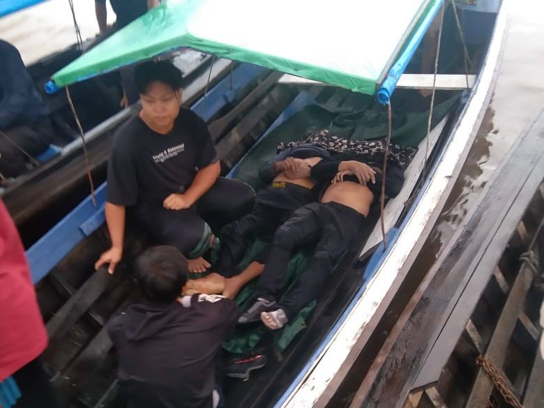 Dua Korban Meninggal, Kecelakaan Laut di Perairan Indragiri Seberang, Inhil