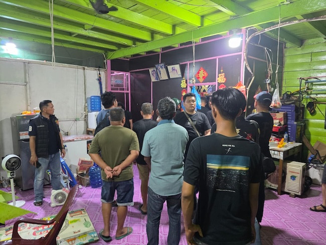 Aparat Gabungan Geledah Rumah Terduga Bandar Sabu di Panipahan, Ini Hasilnya