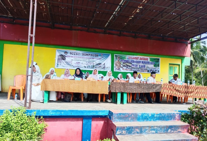 Desa Maini Darul Aman Gelar Peragaan Manasik Haji Pesertanya Anak PAUD Se-Kecamatan Tebingtinggi Barat