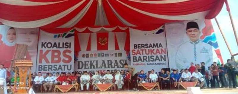 Deklarasi KBS di Lapangan Tugu Dihadiri Seluruh Ketua Partai Pengusung
