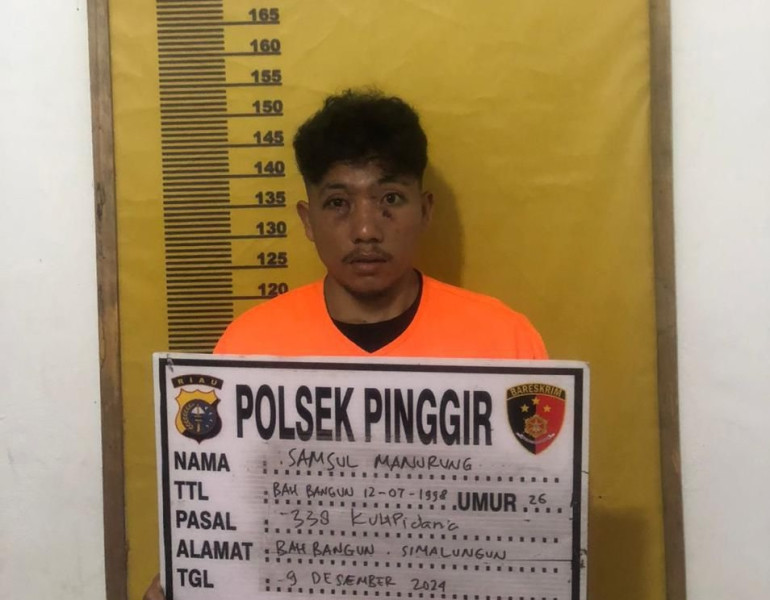 Demi Uang Cicilan Motor, Adik Bunuh Kakak Kandung di Bengkalis