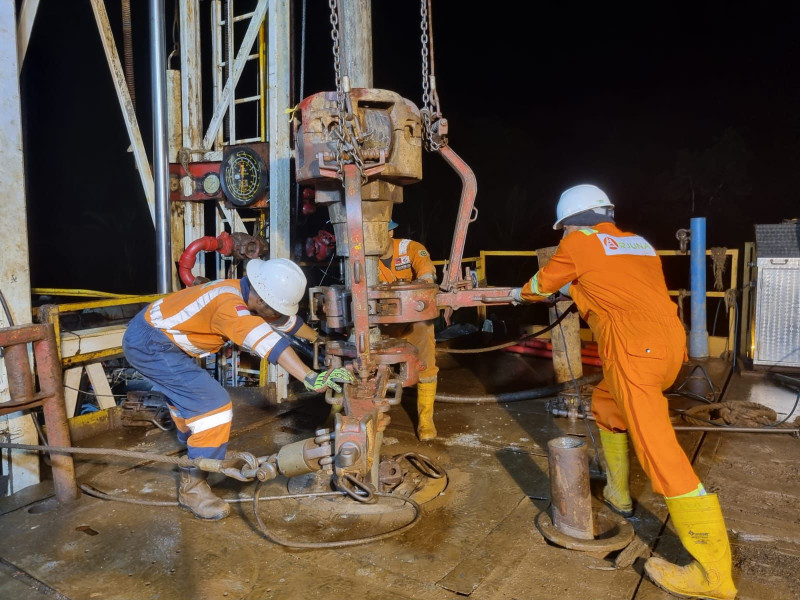 PT Imbang Tata Alam Bor Sumur MSTB-27 di Tebing Tinggi Barat