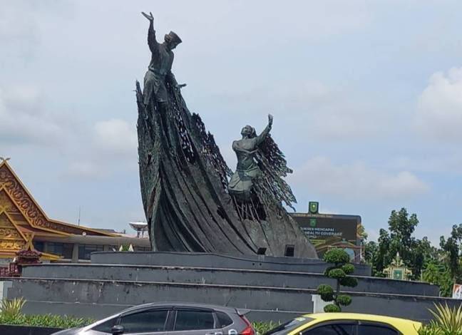 Warga Pekanbaru Pergoki Pelaku Pencurian Tugu Zapin, Polisi akan Lakukan Penyelidikan