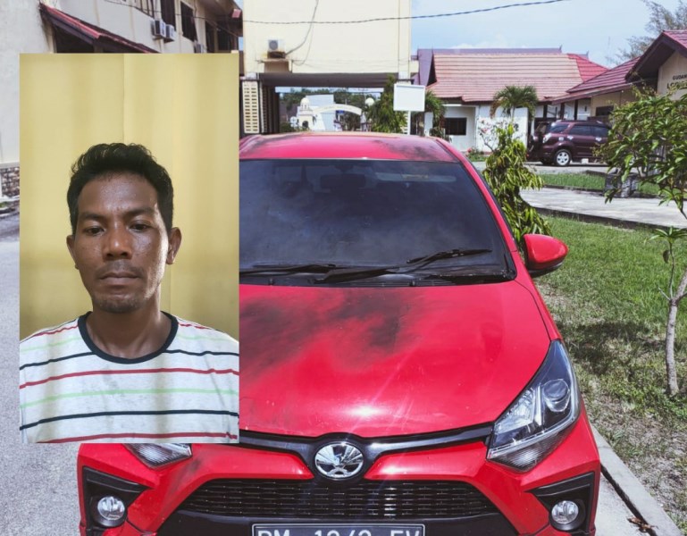 Putus Cinta, Lobo Nekat Bakar Mobil Mantan Pacar
