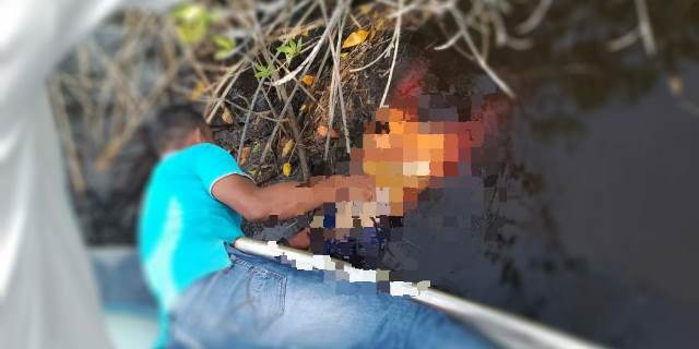 Mayat Perempuan Ditemukan Mengapung di Sungai Selat Morong-Rupat