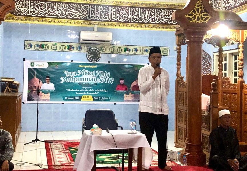 Isra' Mi'raj Nabi Muhammad SAW, Musmulyadi : Pentingnya Bersyukur dan Menuntut Ilmu