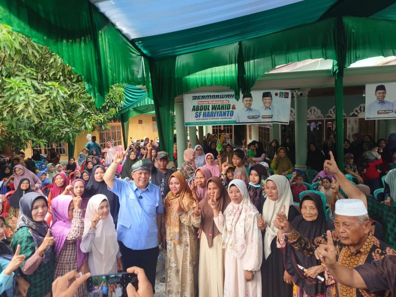 Ninik Mamak dan Anak Kemanakan Kenegerian Kampa Siap Menangkan Paslon Gubernur Nomor 1