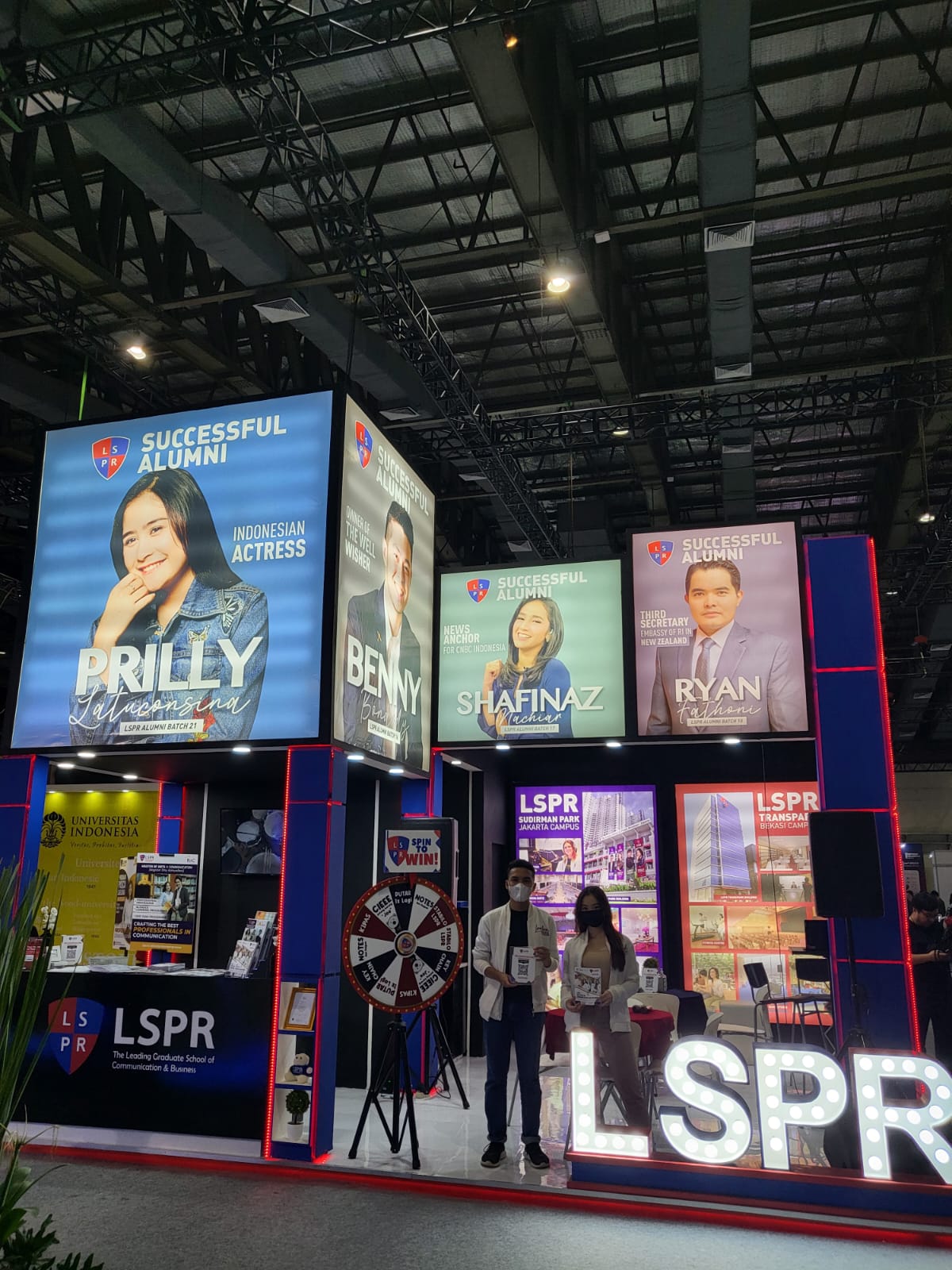 LSPR hadir secara Kreatif, Inovatif dan Interaktif dalam Pameran Pendidikan International Indonesia Education & Training Expo