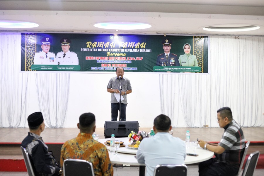 Silaturahmi Pemkab Meranti, Dandim 0303 Bengkalis Tegaskan Dukungan untuk Daerah