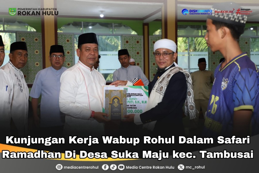 Safari Ramadhan 1447 H, Wabup : Momen Pererat Silaturahmi dan Salurkan Bantuan