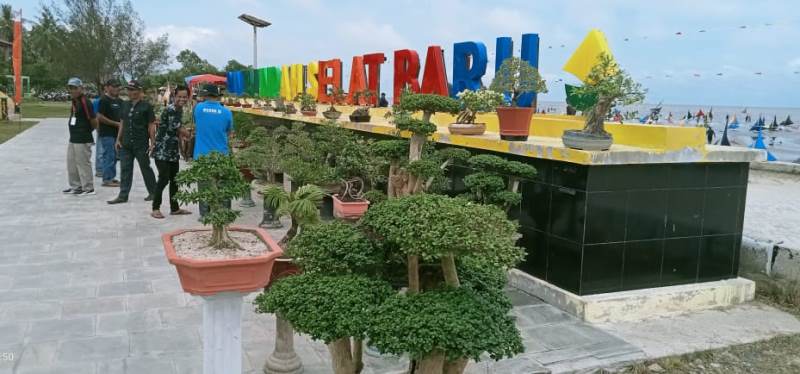 Komunitas Bonsai Bantan Turut Ramaikan Festival Budaya Bahari Pantai Selatbaru 2022